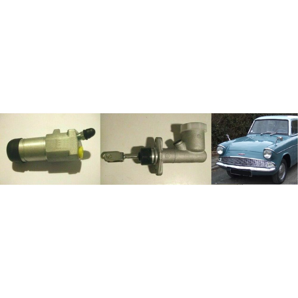 CLUTCH MASTER CYLINDER & SLAVE CYLINDER (Ford Anglia 105e) (1959- 68)